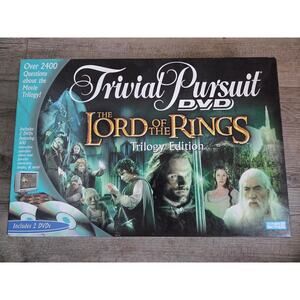Trivial Pursuit DVD – The Lord of the Rings Trilogy Edition Board Game Complete